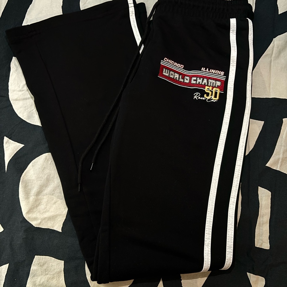 Aeropostale Black and White Kids Joggers